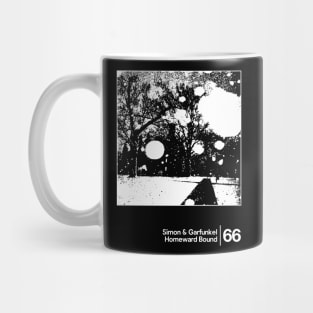 Simon & Garfunkel - Homeward Bound / Minimalist Artwork Design Mug